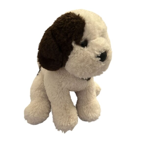 Douglas Cuddle Toy Brown & White Plush Puppy 9" 2021 Soft Stuffed Animal - Picture 4 of 5